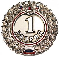 Значок спортивный разряд
