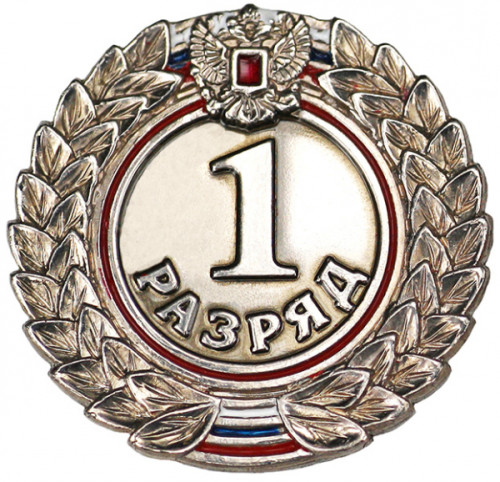 Значок спортивный разряд Значок спортивный разряд