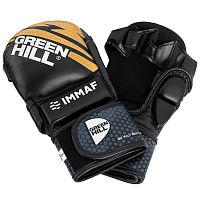 Перчатки MMA MMI-602 IMMAF Approved Green Hill