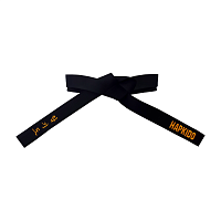 Пояс для кимоно, 4 см, HAPKIDO, 2 вышивки, Россия