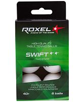 Мяч для настольного тенниса 2* Swift 6 шт Roxel