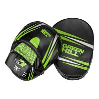 Лапы боксерские изогнутые TEK7 FMT-5260 Green Hill