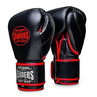 Перчатки боксерские LEADERS HERO BK