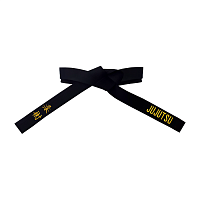 Пояс для кимоно, 5 см, JU-JUTSU, 2 вышивки, Россия