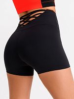 Шорты для фитнеса с широким двойным поясом 9W11.089.2 EazyWay