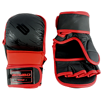 Перчатки для MMA гибридные Wings кожа Boybo