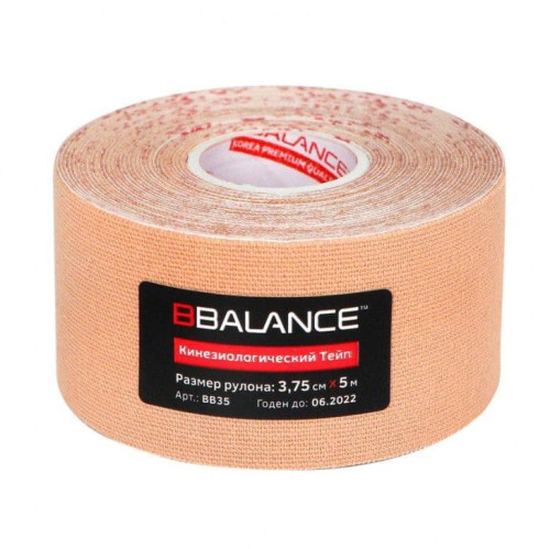 Кинезио тейп BBTape 3,75*500 cм BBalance